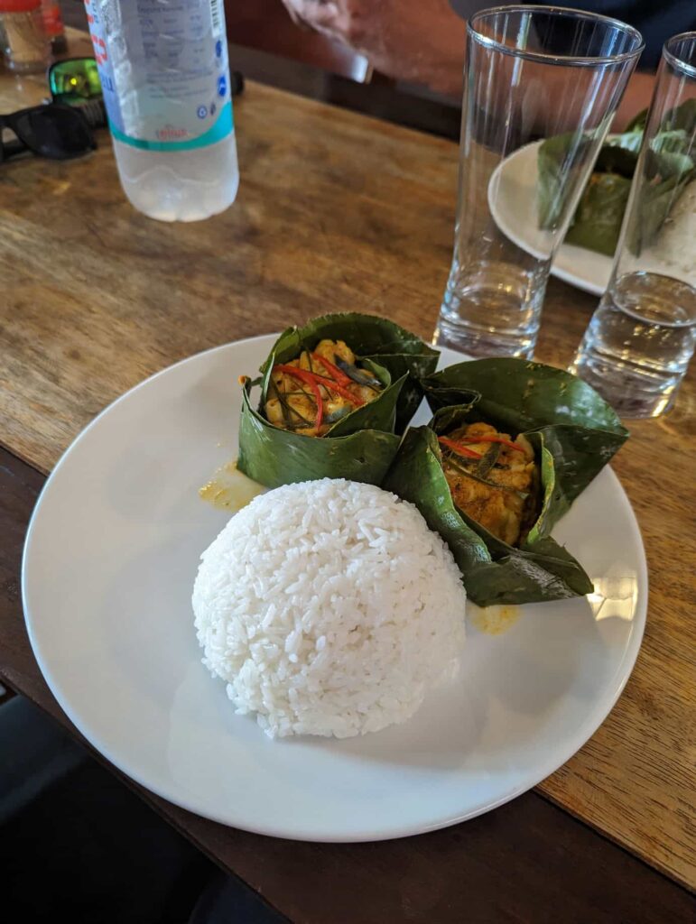 Amok plat traditionnel cambodgien à Phnom Penh