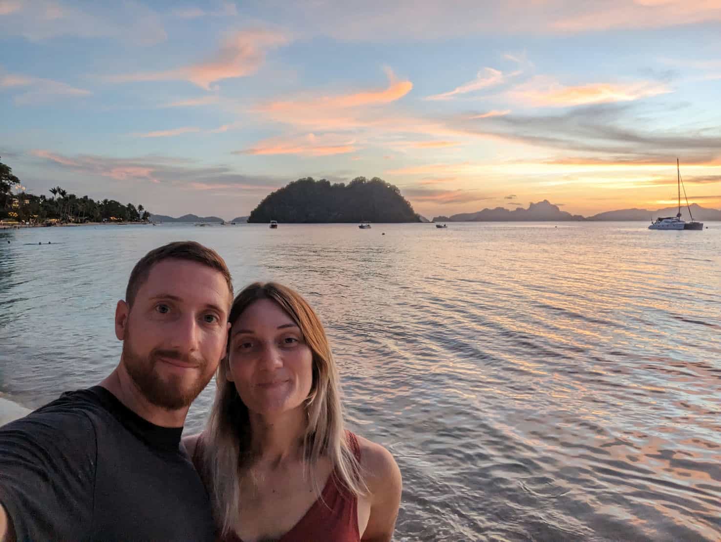La plage Las Cabañas El Nido La plage Las Cabañas El Nido
