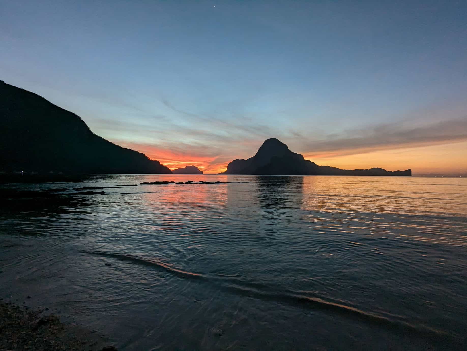 La plage de El Nido La plage de El Nido