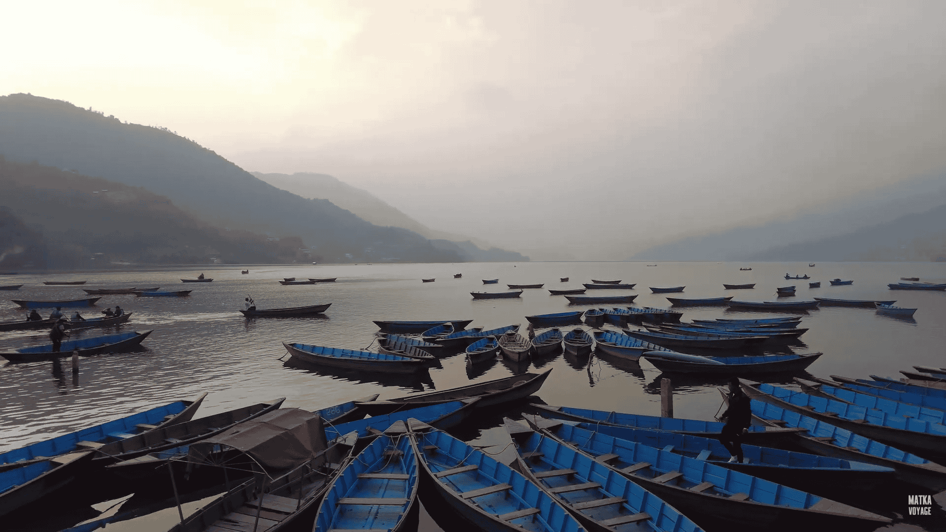 Lac Phewa à Pokhara