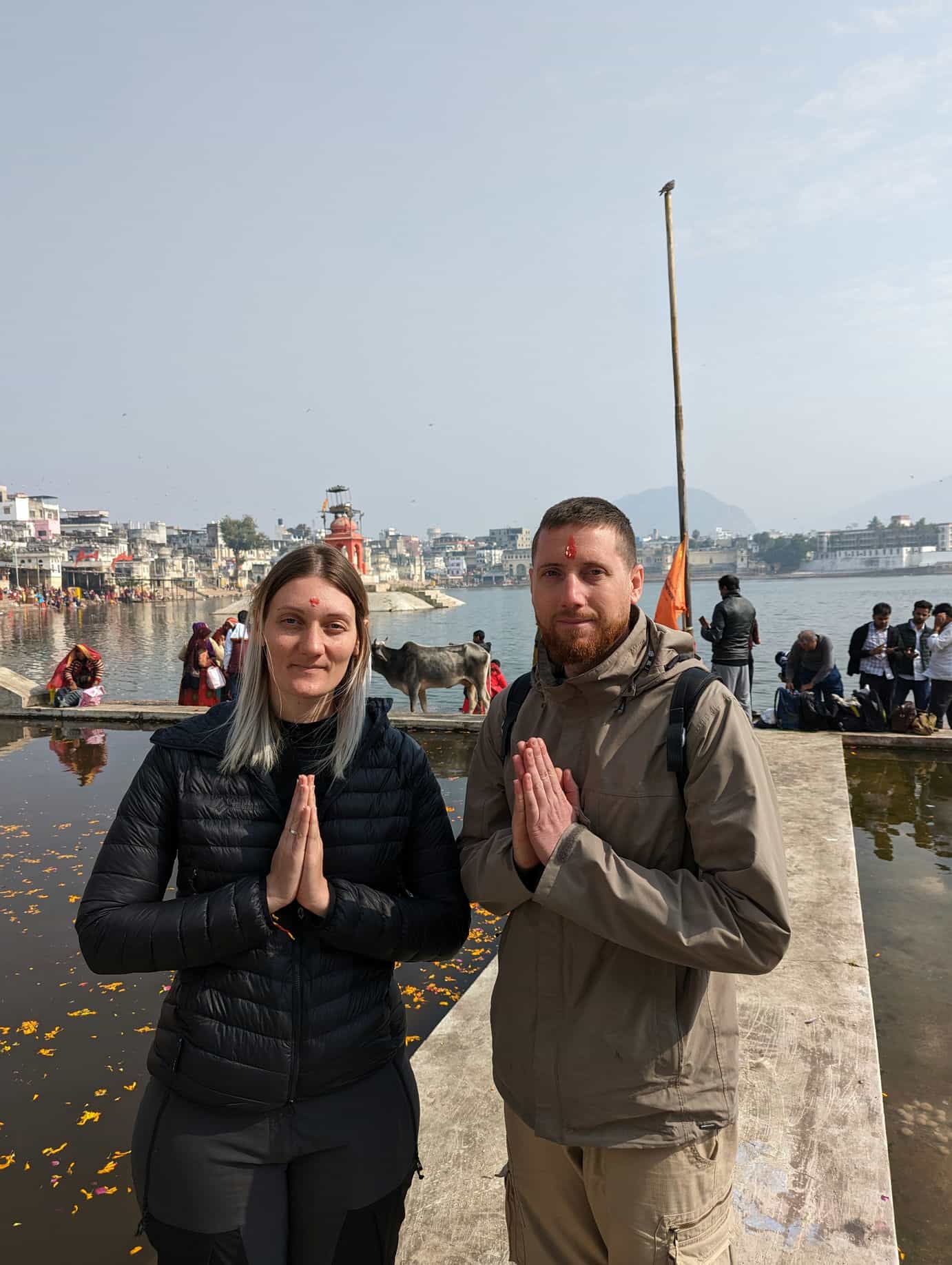 Cérémonie au lac de Pushkar Cérémonie au lac de Pushkar
