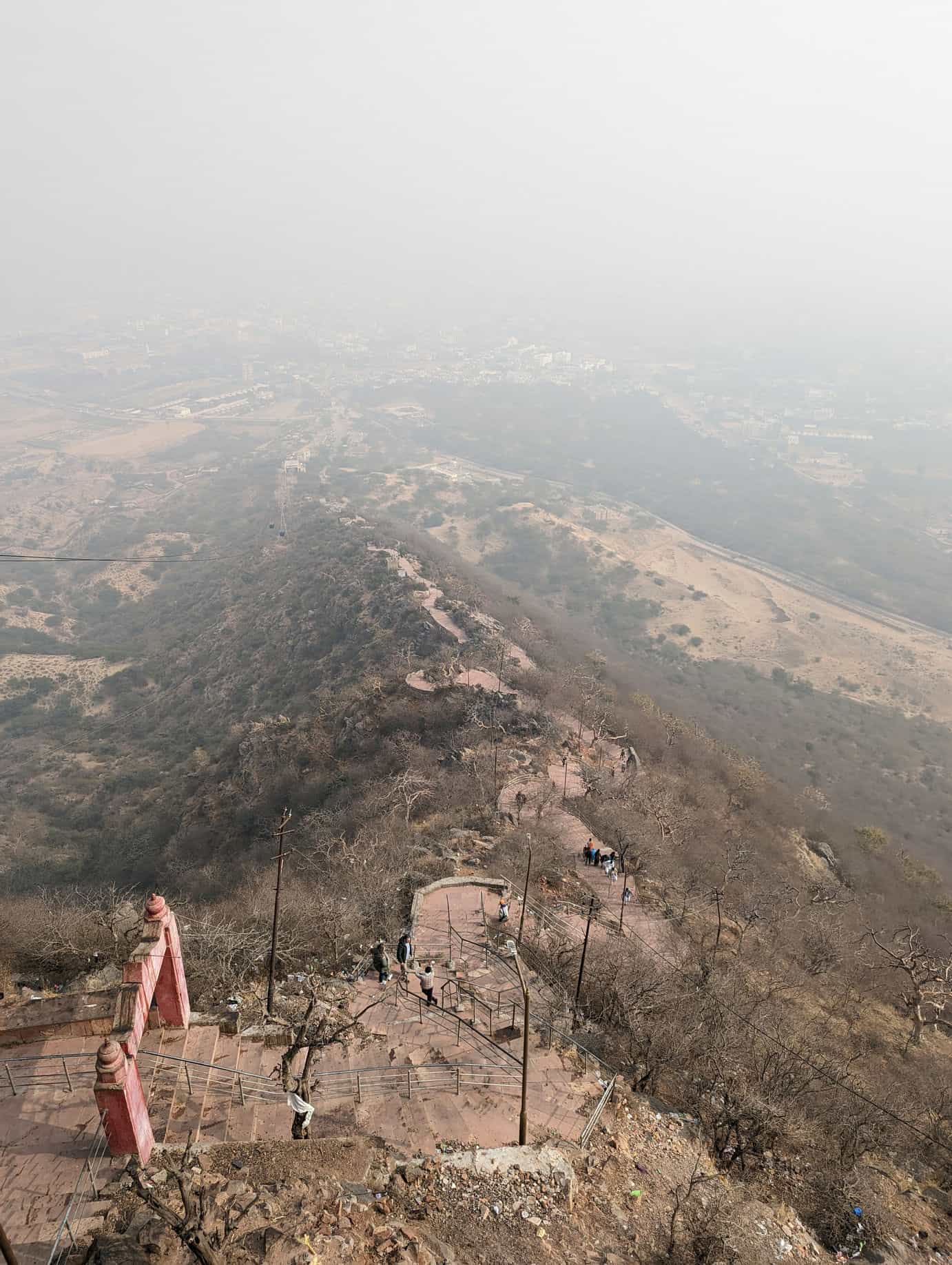 Point de vue temple Savitri Mata Point de vue temple Savitri Mata