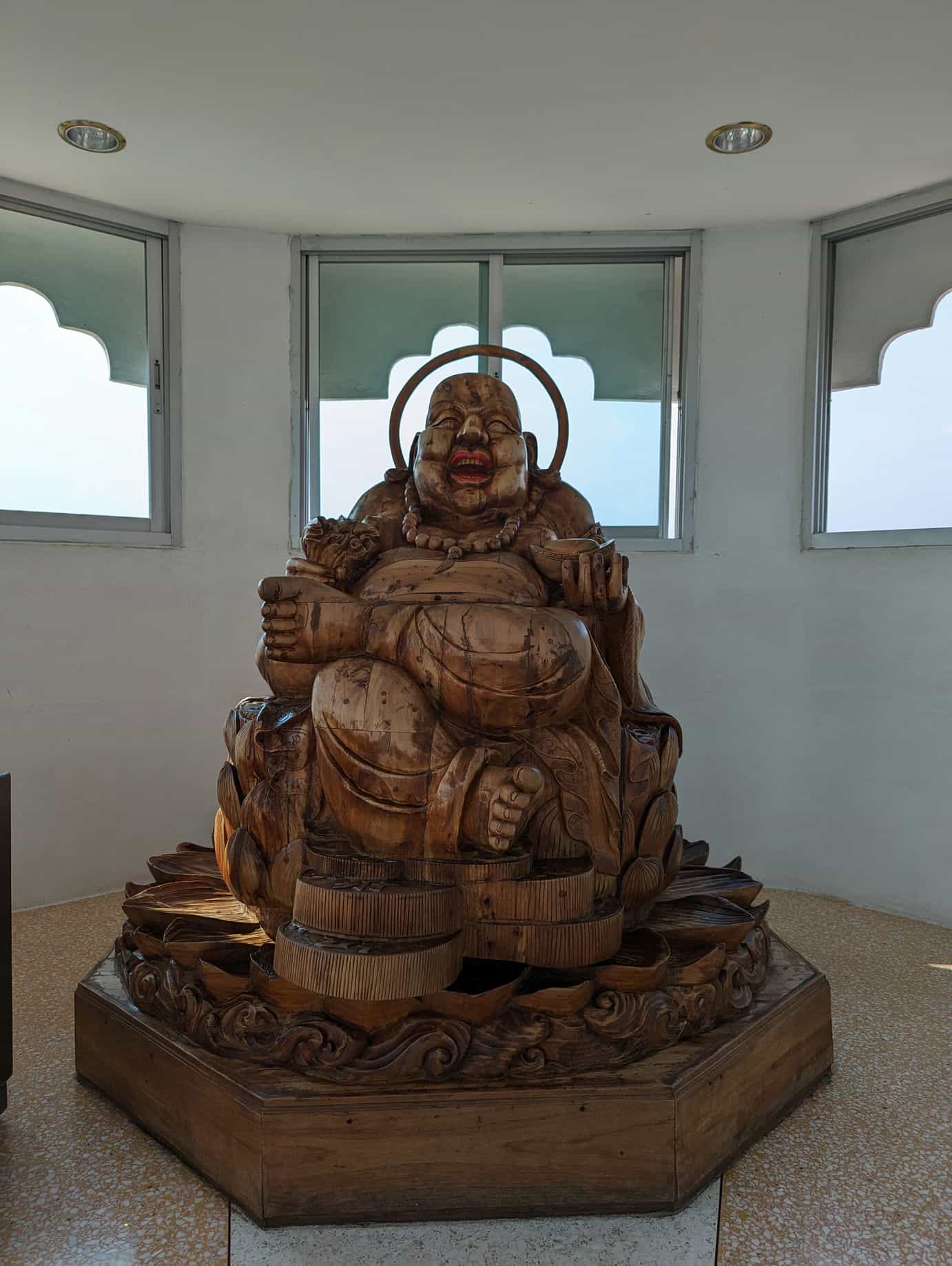 Wat Huay Pla Kang happy bouddha Wat Huay Pla Kang happy bouddha
